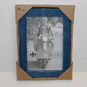 Share Lawrence Frames 4x6 Blue Wood Picture Frame New in Box